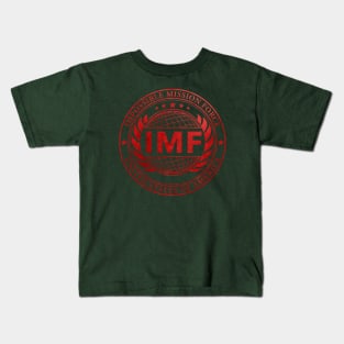 IMF - Impossible Mission Force (RED) Kids T-Shirt